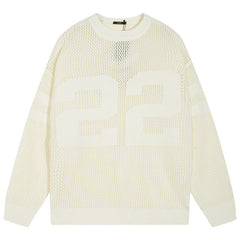 AMIRI 22 Crew Open Stitch Sweaters