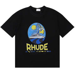 RHUDE Yacht Club Cotton T-shirt
