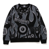 BAPE Neighbors Camo color blocking Sweater