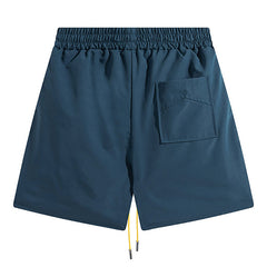 RHUDE micro-label coconut tree embroidery quick-drying casual shorts