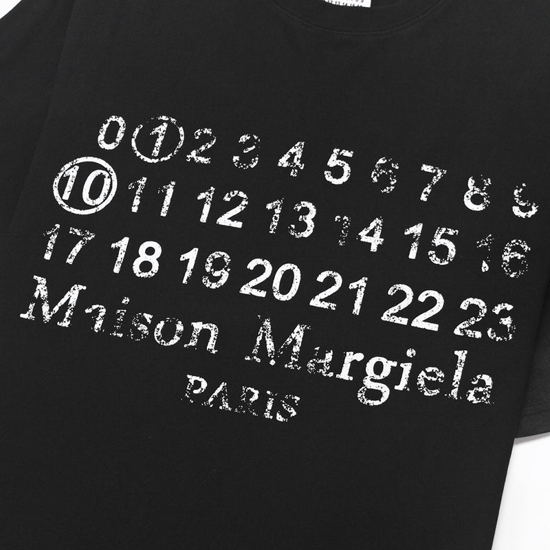 Maison Margiela Letter Logo T-Shirts