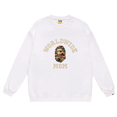 BAPE x MCM Rhinestone Collegea Sweatshirt