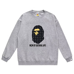 BAPE x MCM Ape Head Print Sweatshirt