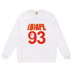 BAPE Ape Head WGM Alphanumeric Print Sweatshirt