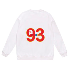 BAPE Ape Head WGM Alphanumeric Print Sweatshirt