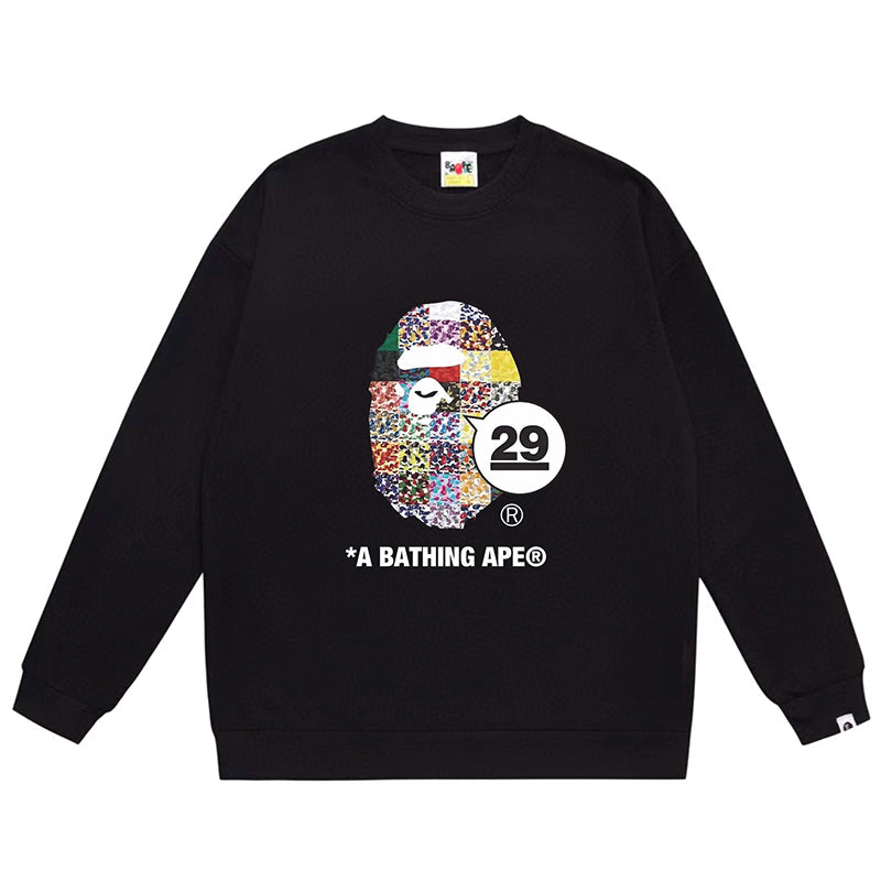 BAPE Ape Head 29th Anniversary Print Sweatshirt