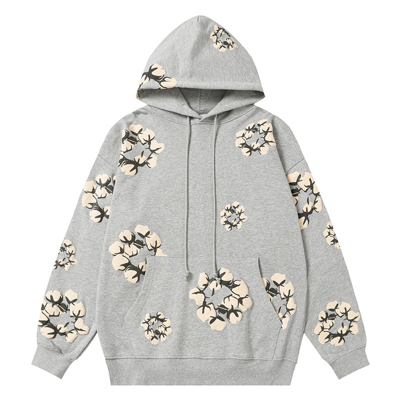 Denim Tears Kapok Pattern Printed Hoodie