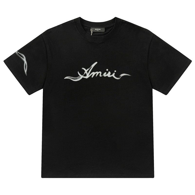 Amiri Smoke Embellished Crewneck T-Shirt