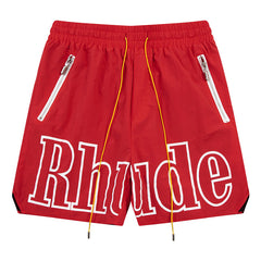 RHUDE Logo Beach Shorts