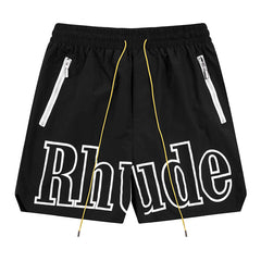 RHUDE Logo Beach Shorts