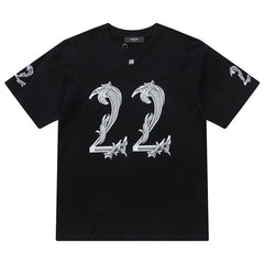 Amiri 22 Logo-Printed Crewneck T-Shirt