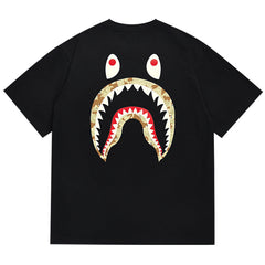 BAPEX Stussy Shark Print  T-Shirt
