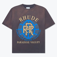 RHUDE Paradise Valley graphic-print cotton-jersey T-shirt