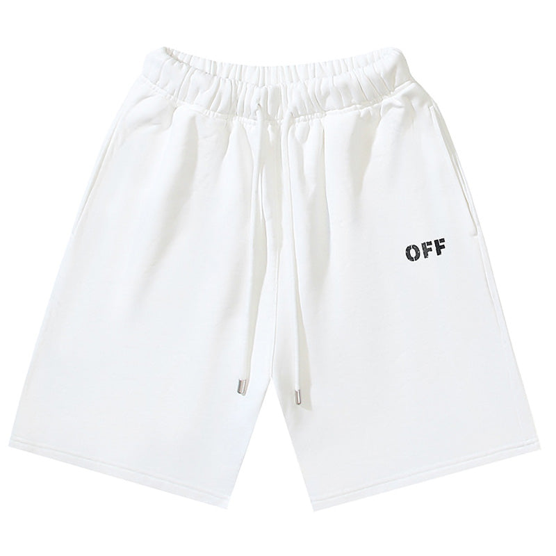 OFF-WHITE Off Logo Print Swim Shorts