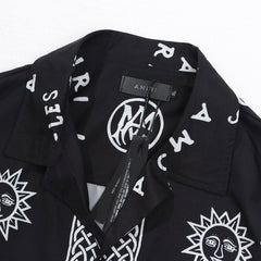 AMIRI Ouija Board Bowling Shirt In Black