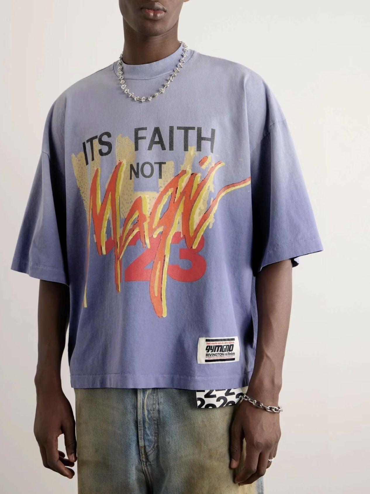 RRR 123 ITS FAITH NOT MAGIC TEE