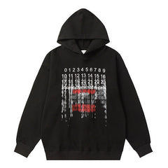 Maison Margiela Numbers Ghosting Hoodie