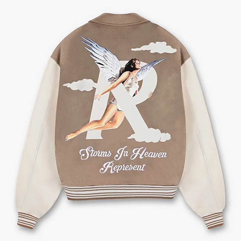 REPRESENT Storms In Heaven Varsity Jacket