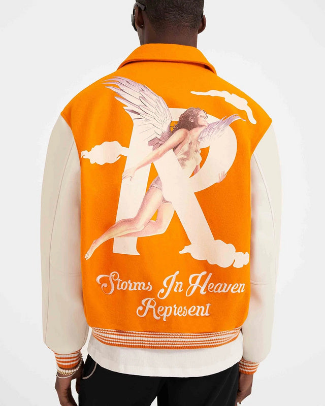 REPRESENT Storms In Heaven Varsity Jacket