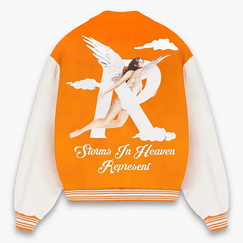 REPRESENT Storms In Heaven Varsity Jacket