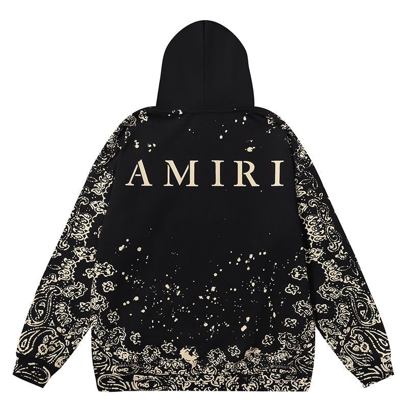 AMIRl Bandana BleachAll Over Hoodie