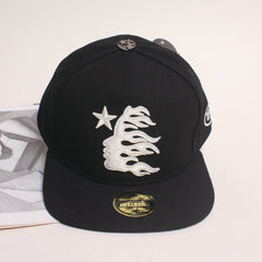 Hellstar Trucker Hats Black white logo