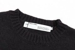 OFF WHITE Letter Logo Knitted Sweater