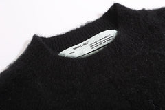 OFF WHITE Arrow Logo Knitted Sweater