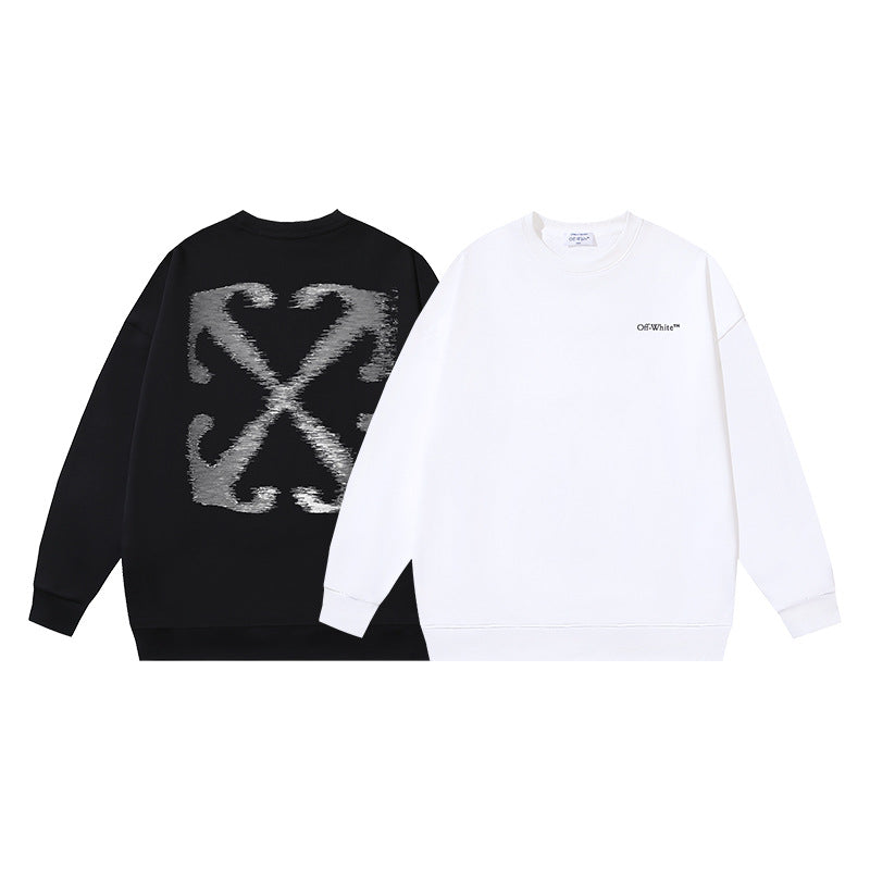 Off White Logo Cotton Sweatshirts