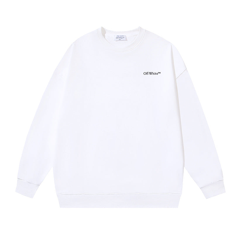 Off White Logo Cotton Sweatshirts