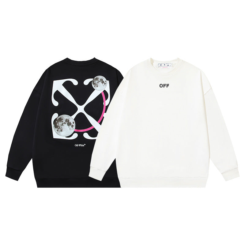 Off White Logo Cotton Sweatshirts