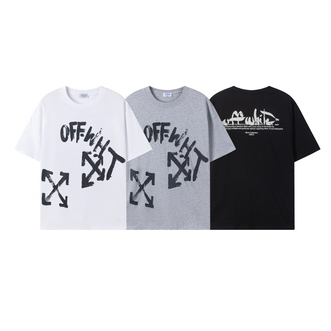 Off White Logo Cotton T-Shirts