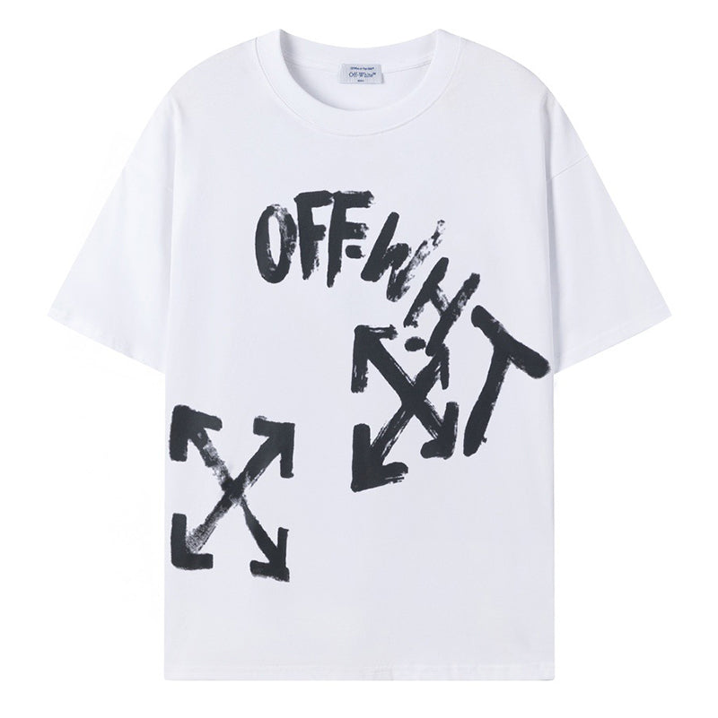 Off White Logo Cotton T-Shirts