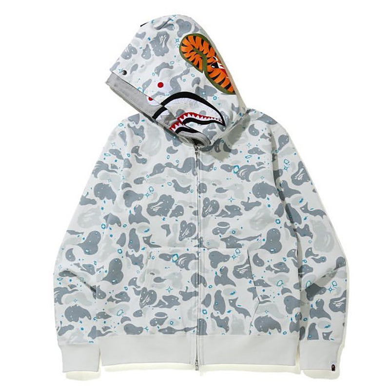 BAPE Space Camo Shark WGM Full-Zip Hoodie