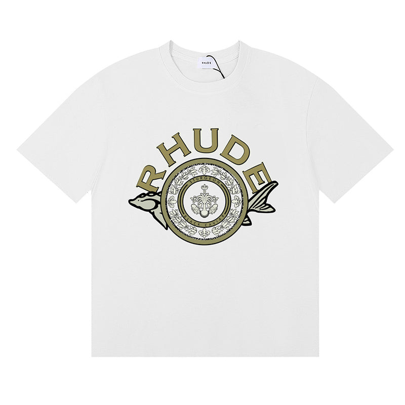 RHUDE Cotton Logo Caviar T-Shirts