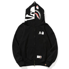 BAPE Shark Skull Zipper Hoodie