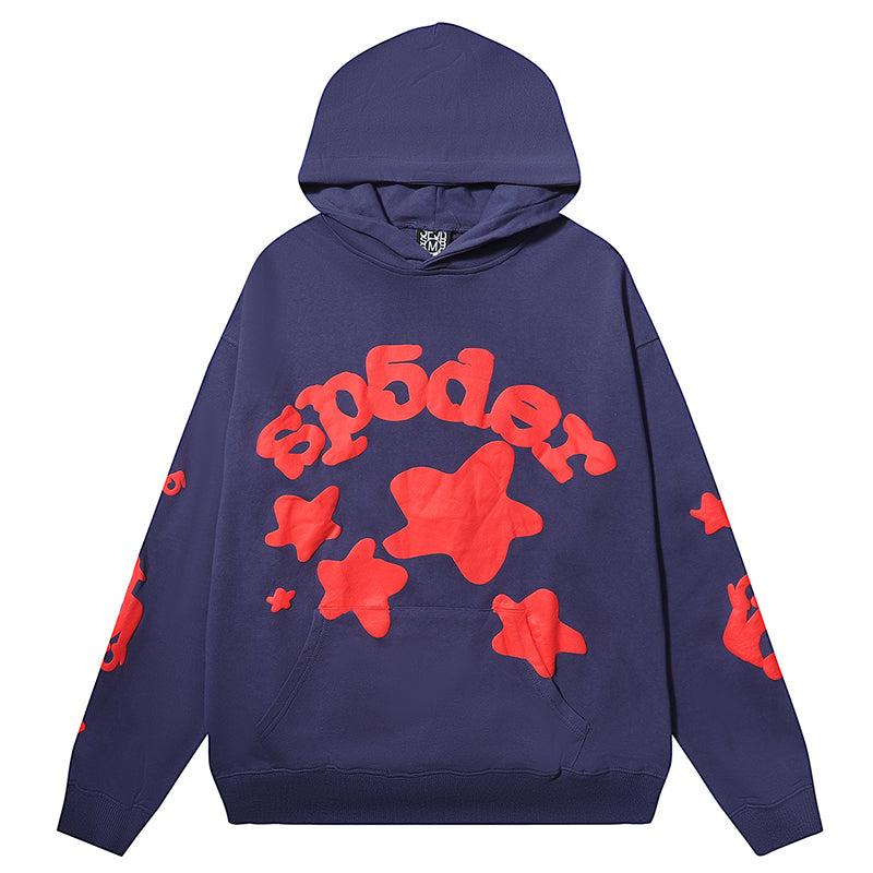 Sp5der Beluga Logo Printed Hoodie