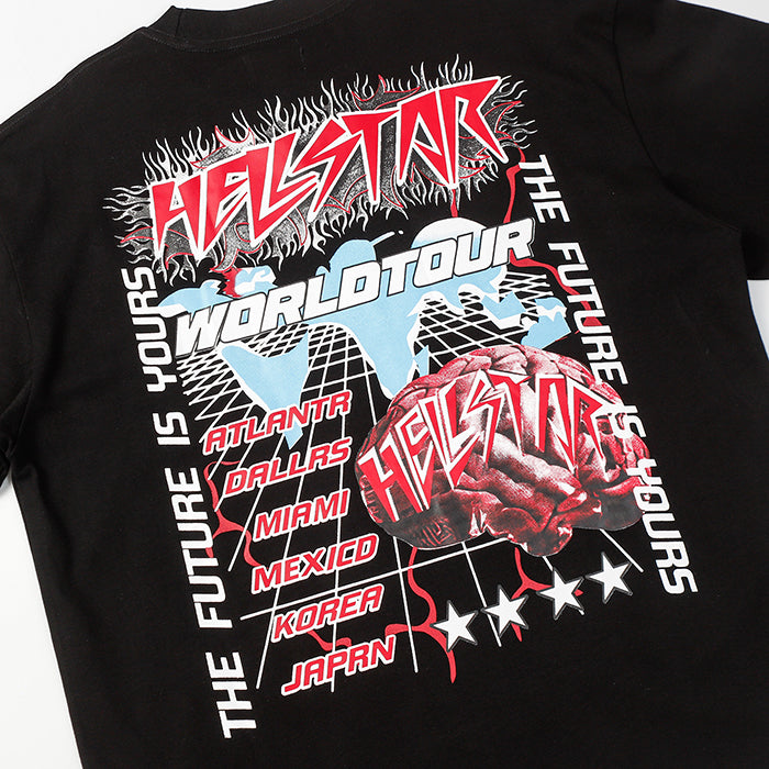 Hellstar Studios Designer Graphic Print Long Sleeve Tee