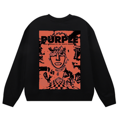 Purple Brand Logo Printed Sweatshirts