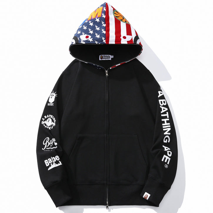 BAPE US Shark Full Zipper Hoodie