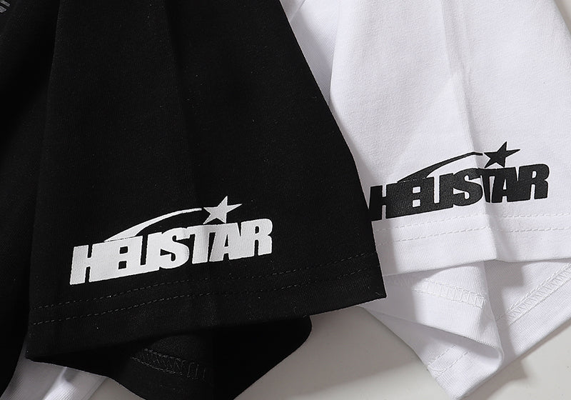 Hellstar Letter Printed T-Shirt White