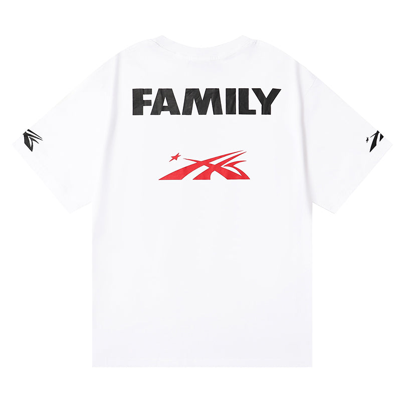 Hellstar Family Letter printed T-Shirt White