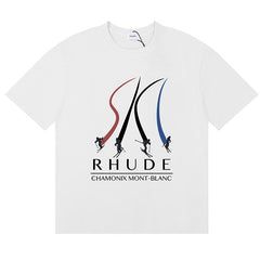 RHUDE Chamonix Mont-Blanc T-Shirts