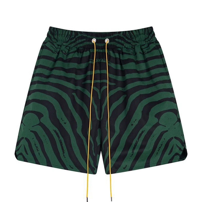 Rhude Zebra Silk Shorts