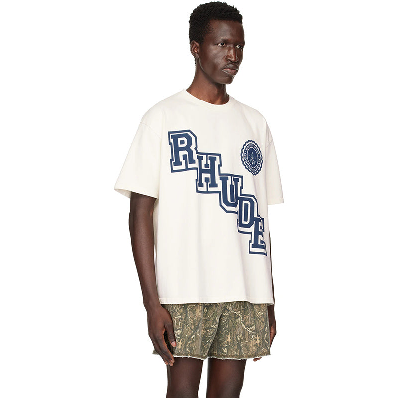 RHUDE Logo-Print Cotton T-Shirts