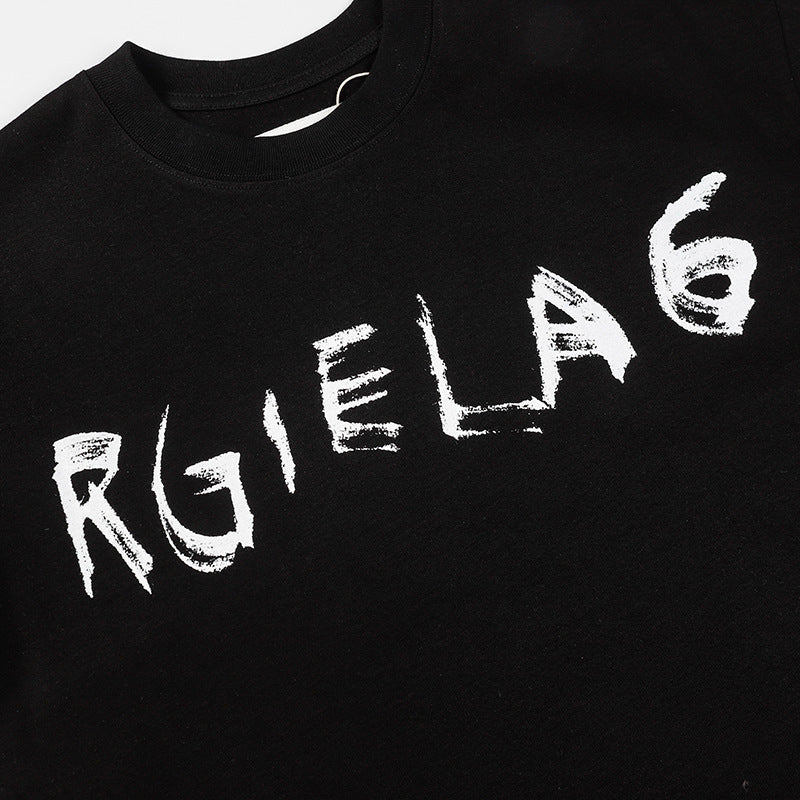 Maison Margiela Letter Logo T-Shirts