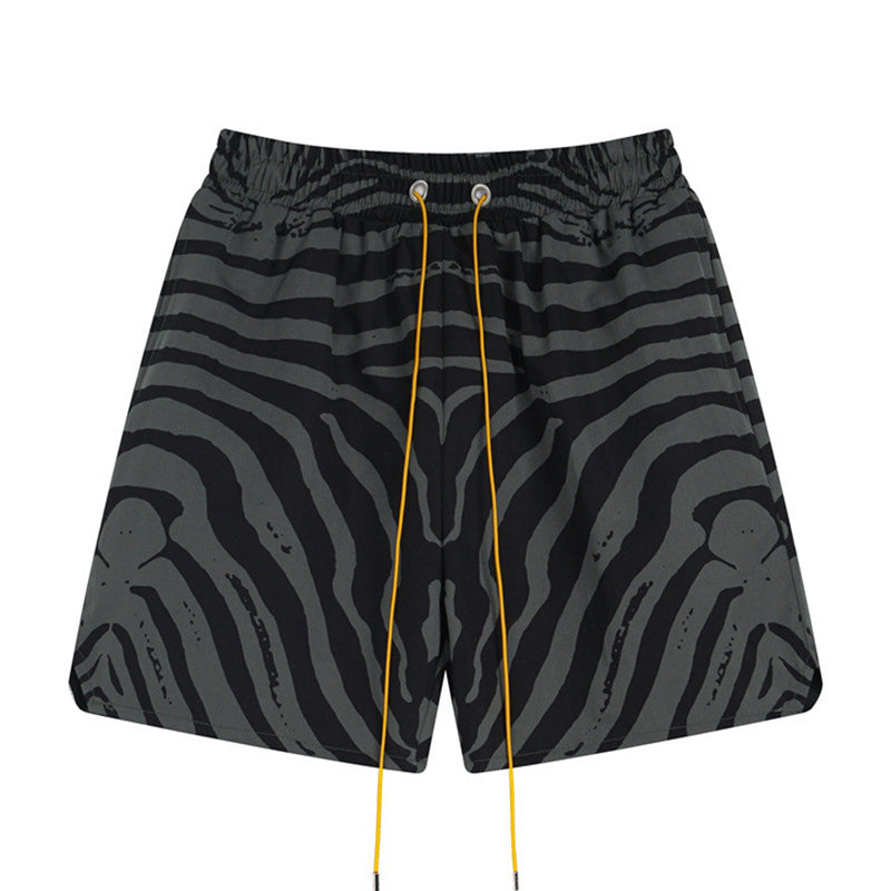 Rhude Zebra Silk Shorts