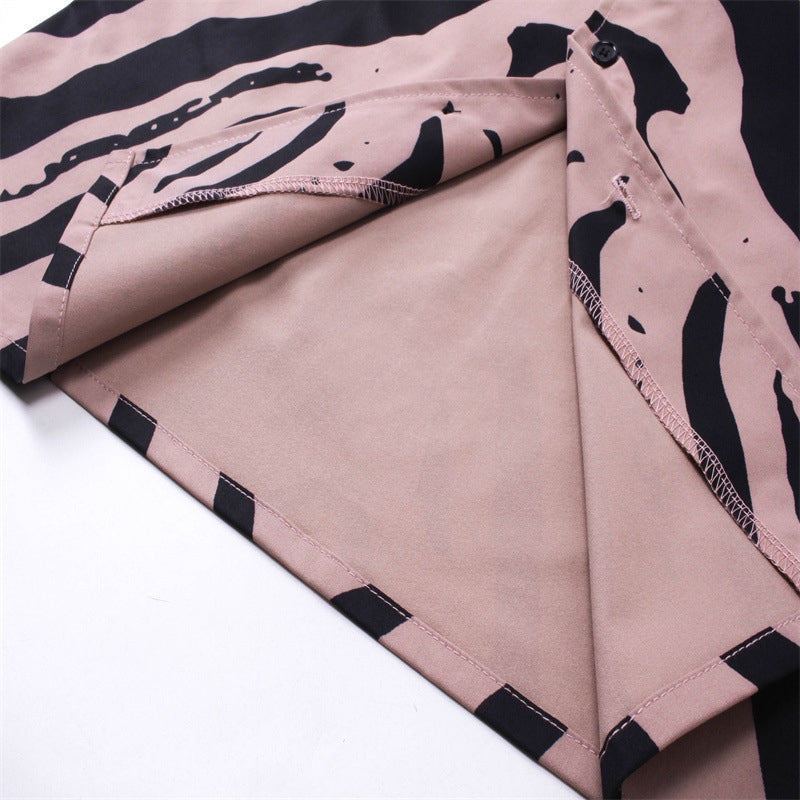 Rhude Zebra Silk Shirts