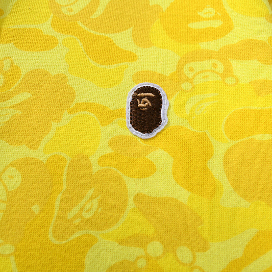 BAPE Shark Yellow Zipper Hoodie