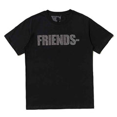 VLONE FRIENDS Rhinestone T-Shirt